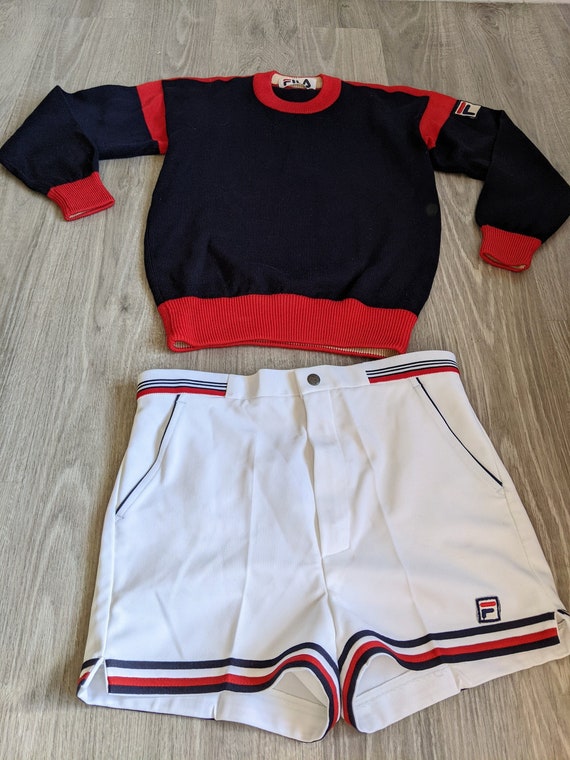 desillusion Svig discolor 70's Vintage Fila Tennis Sweater and Shorts Set Size S/XS - Etsy
