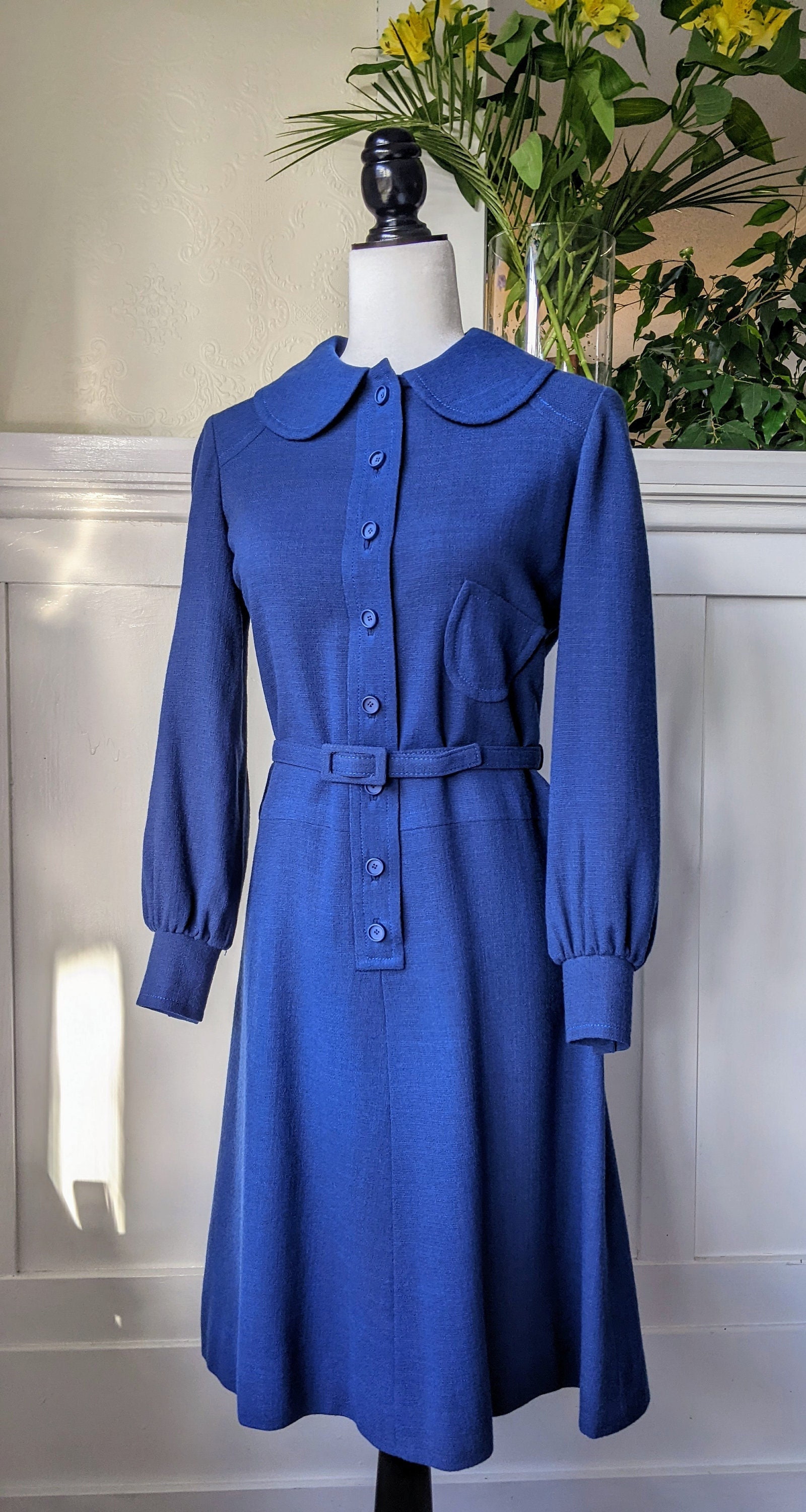 Vintage 70's Christian Dior Dress, Genuine 70's Vintage Miss