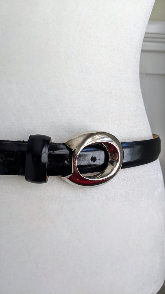 Vintage Streets Ahead Santa Monica Black & Silver Belt  display picture 1