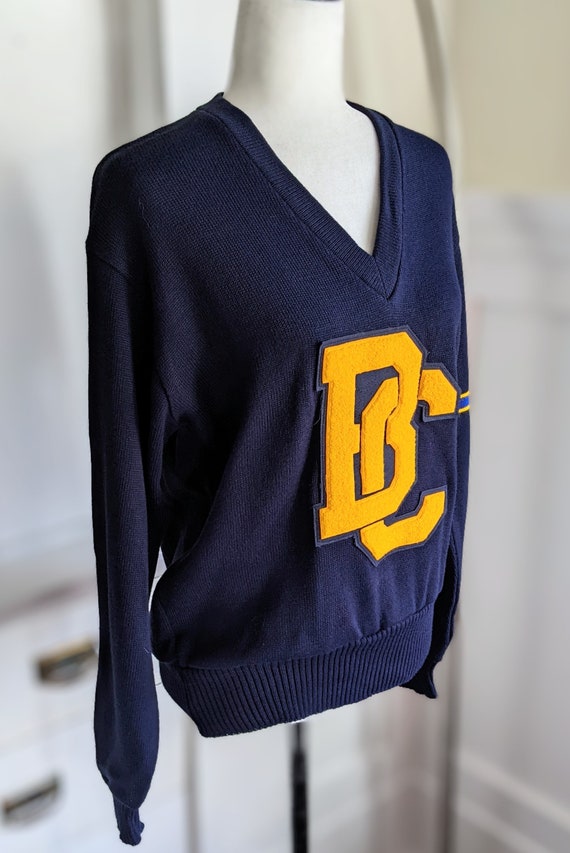 Vintage Letterman Sweater, Vintage Varsity Jumper… - image 5