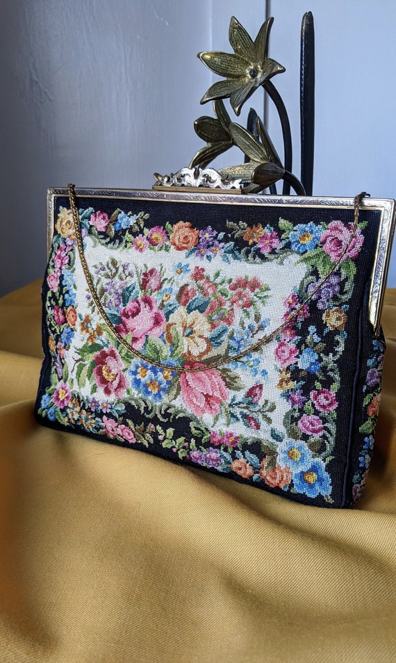 Vintage Petit Point Attributed to Maria Stransky, Austria - Etsy