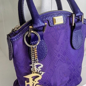 Sac fourre-tout monogrammé Gianfranco Ferre vintage des années 90, sac à main de designer vintage