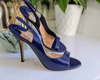Vintage Manolo Blahnik Slingback Shoes Size 39