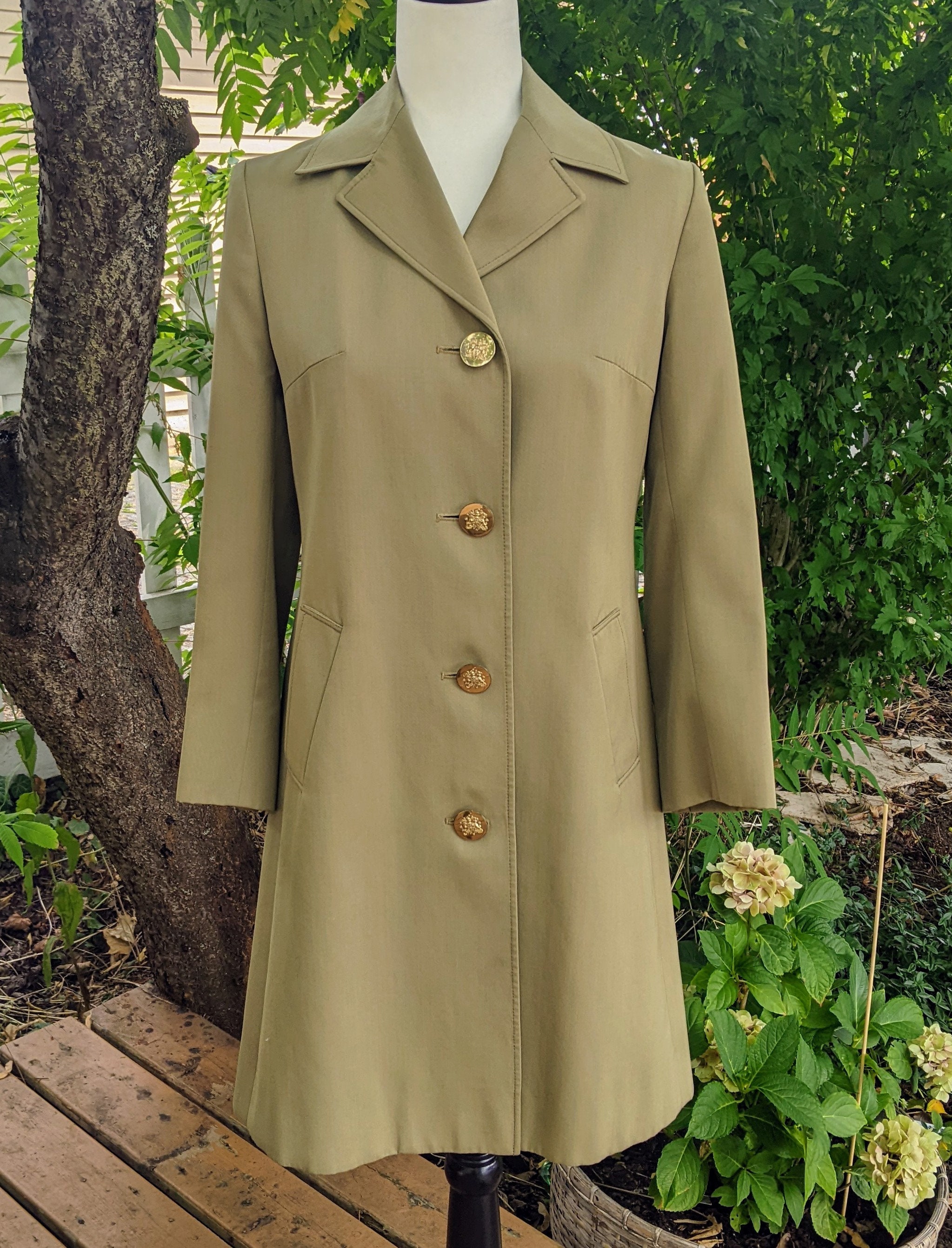 Vintage 70's / 80's Aquascutum Trench Coat Size S - Etsy