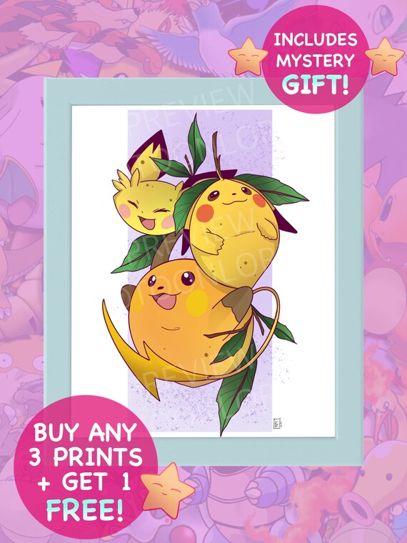 Kawaii Pokemon Pikachu Art Pikachu Poster Pikachu Print Etsy Kawaii Pokemon Pikachu Art Pikachu Poster Pikachu Print Etsy
