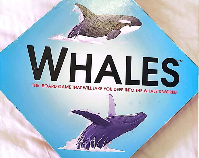 WHALES ~learning Board Game VINTAGE~ 1999 Used Brand New Condition on ...
