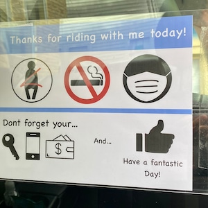 Rideshare Sign Car - Uber sign Lyft ride share sign printable digital - sign
