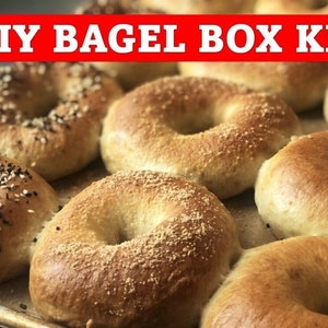 Homemade Everything Bagel Kit: DIY NYC Style Bagels