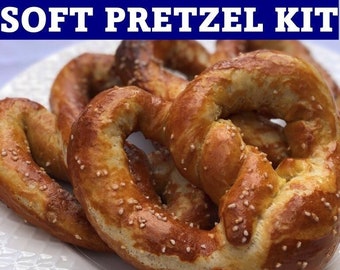 DIY Soft Pretzel Kit | Baking Kit | Employee Gift | Birthday Gift | Team Builder, Homemade Soft Pretzel, Housewarming Gift, Do it Yourself