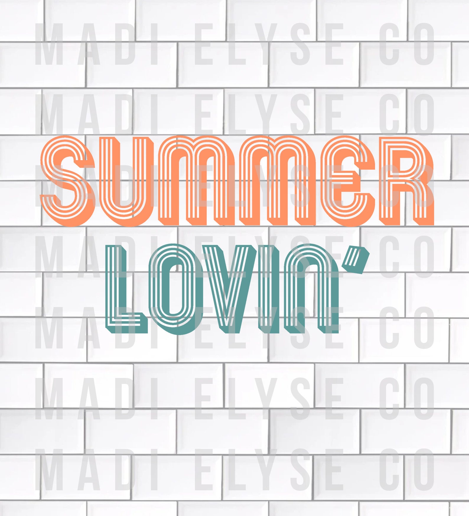 Download Summer Lovin' Retro Sublimation PNG File & SVG FILE Retro | Etsy