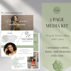 Minimalist Elegant Influencer Media Kit