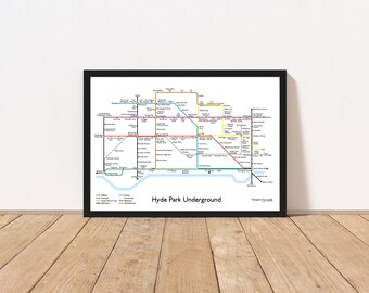 Leeds Hyde Park Underground Map
