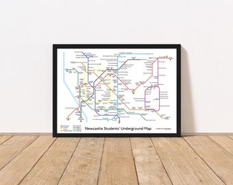 Newcastle Students' Underground Map