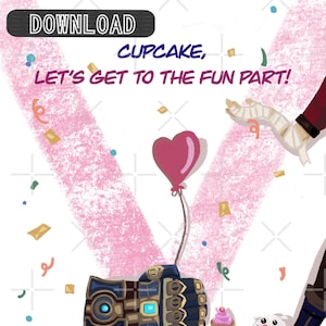 Arcane / League of Legends VI Valentinstagskarte, hochwertige digitale Datei