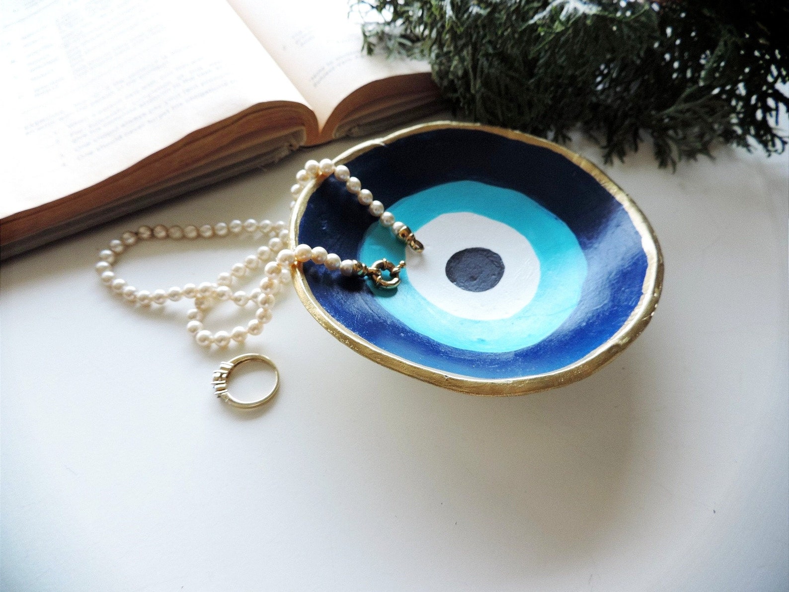 evil eye trinket dish