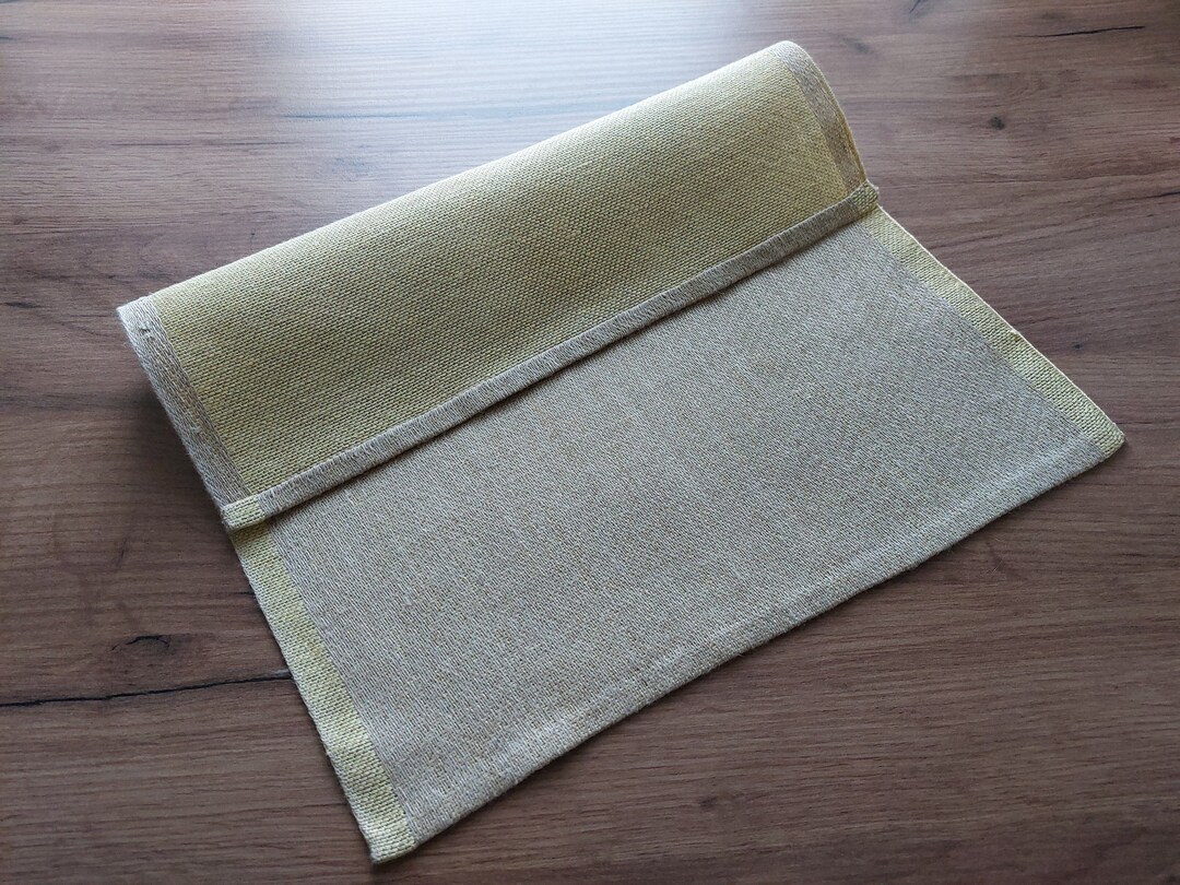 Vintage Thick Linen Table Mat Vintage Finland Linen Table Mat Etsy