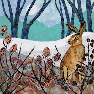 Sitting Hare applique kit