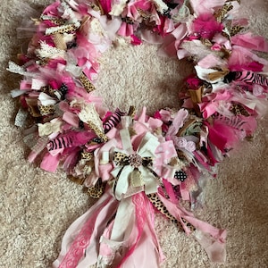 Rag and ribbon wreath
