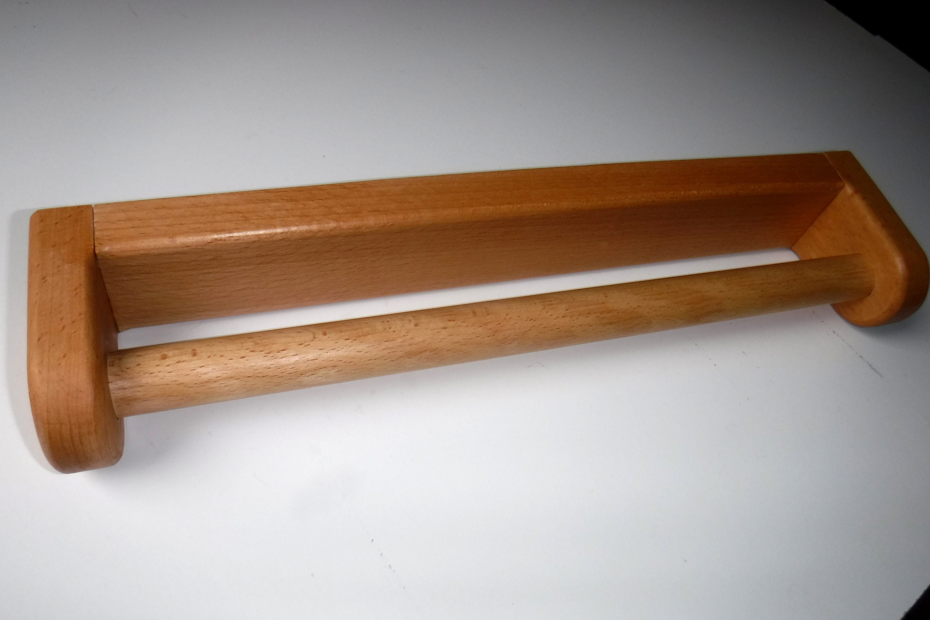 Handmade Solid Beech Wood Towel Rail Rack Bathroom or Etsy