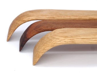 Wooden Back Scratcher, Solid Oak, Ash, Mahogany, Maple - Handmade in the UK