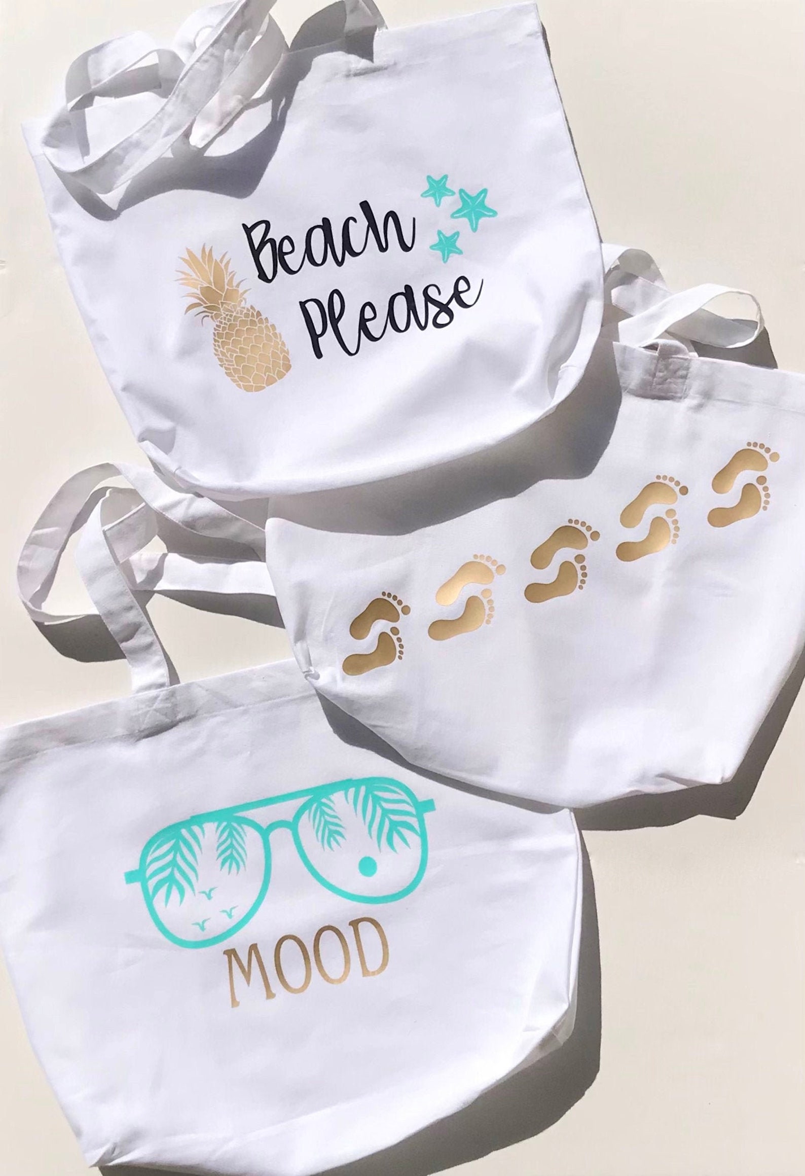 Beach Tote Bag Vacation Gift Beach Bag Summer Etsy