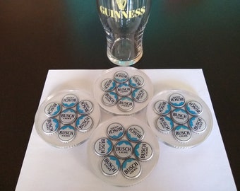 Four pack of Bottle Top coasters