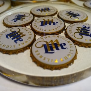 Four pack of Miller Lite coasters