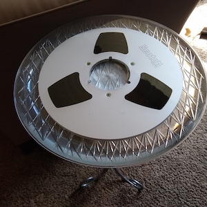 Vintage Reel To Reel End Table