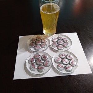 Four pack of Coors Light coasters