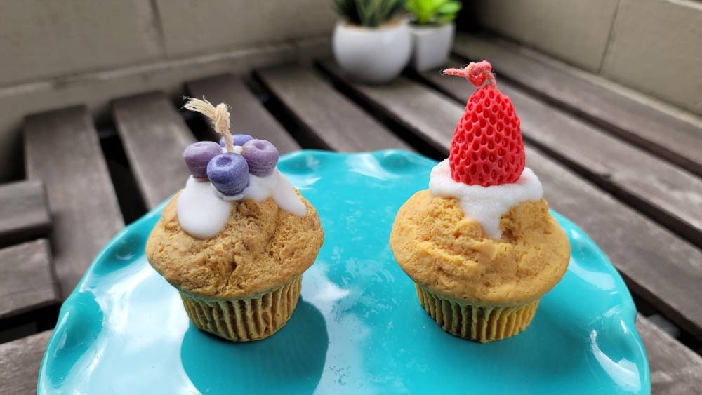 Muffin Kerze | Etsy