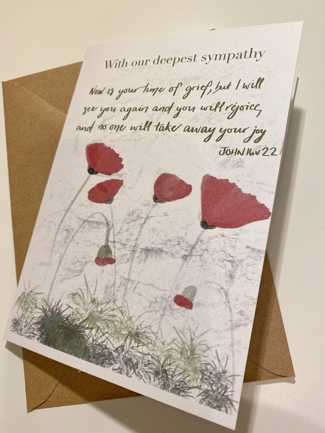 Sympathy Card Christian Sympathy Card Christian Greetings Etsy