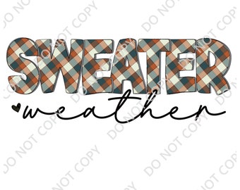 Sweater Weather PNG sublimation