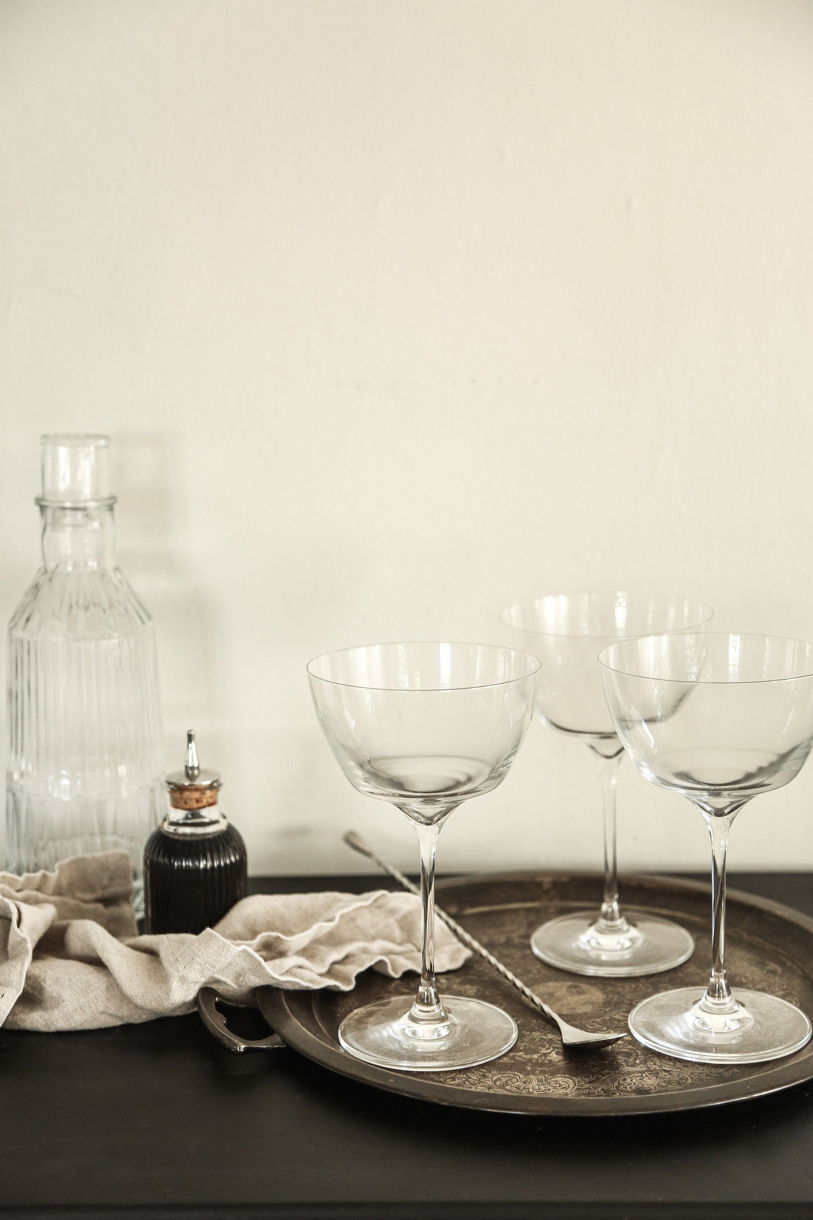 Vintage Set of Champagne Coupes Etsy