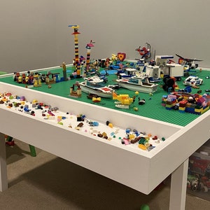 Building Bricks Activity Table Plans - Etsy