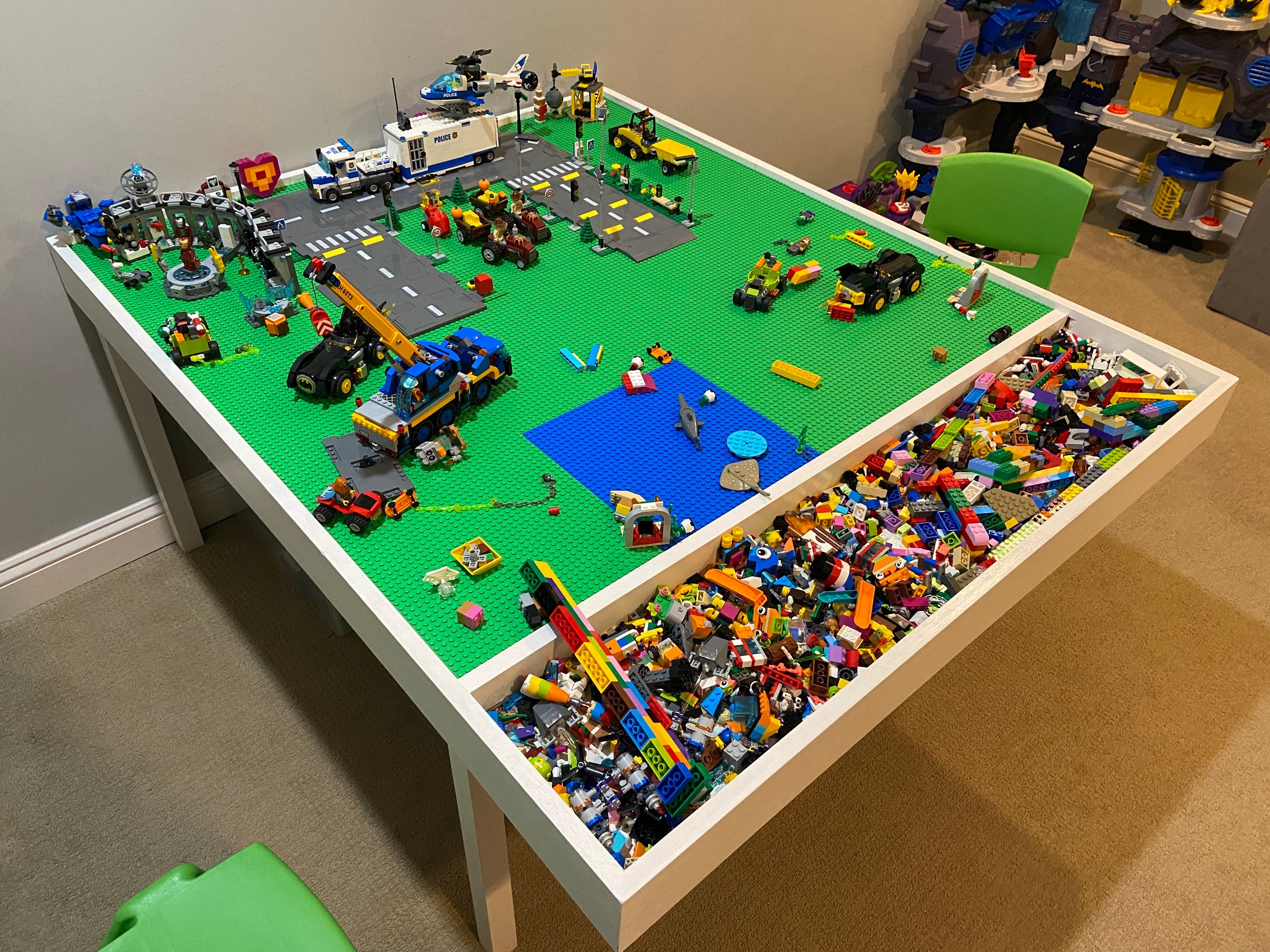 Building Bricks Activity Table Plans - Etsy Canada