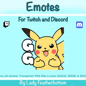 Emote - GG- (Twitch/Discord,etc.)