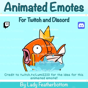 ANIMATED Emote - Magikarp Splash | Magikarp Raid - for Twitch & Discord