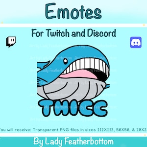 エモート - Thicc Wailord - (Twitch/Discord など)