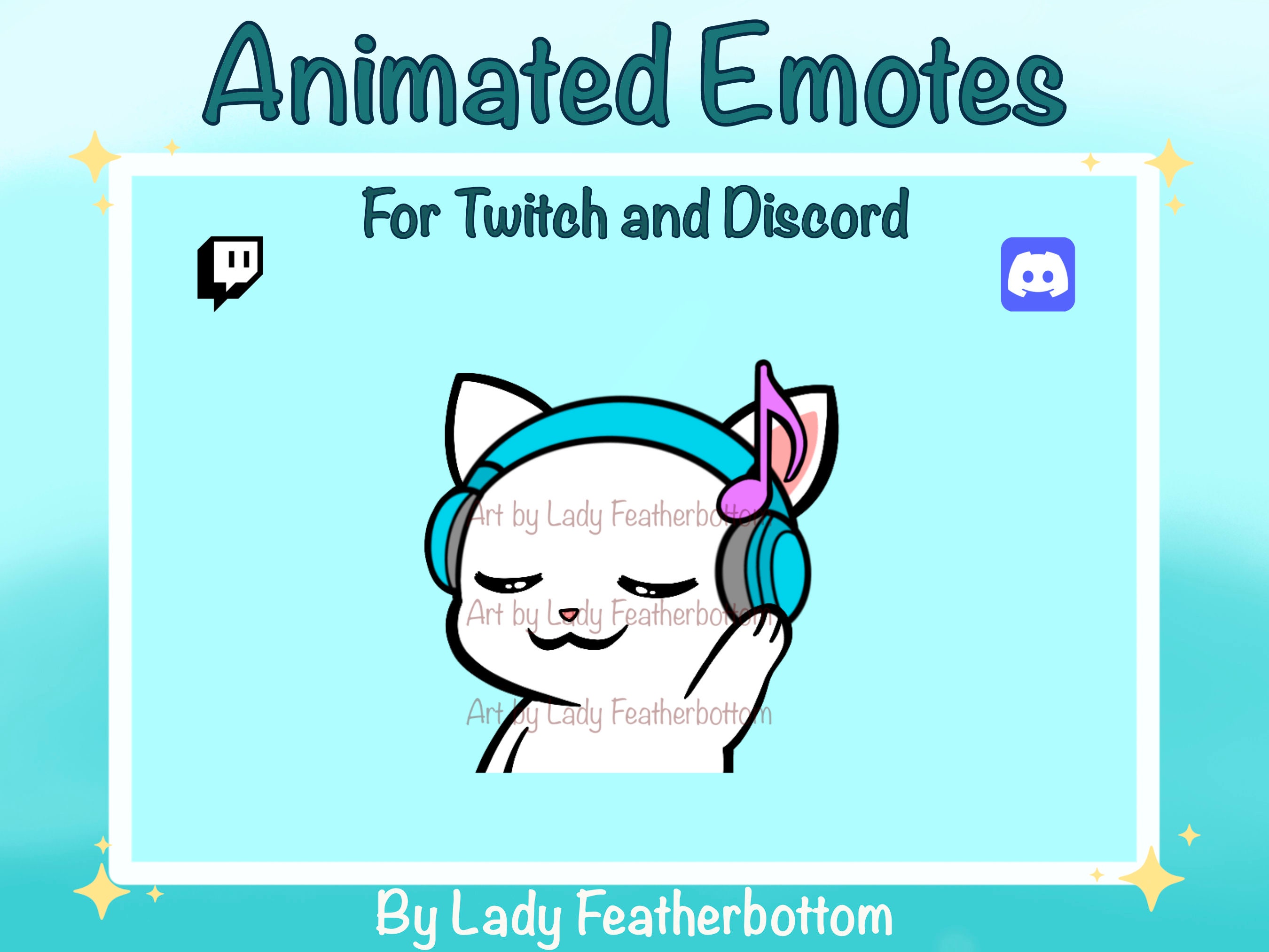 Cat Jam Emote Animated | Jam Twitch Emote Animated | Cat Music Emote  Animated | Orange Cat Jam Emote Twitch | Cat Animated Discord Emote