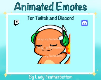 ANIMATED Emote - Charmander Jam | Charmander Vibes - for Twitch & Discord