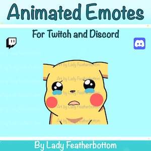 Emote ANIMATA - Crying - per Twitch & Discord