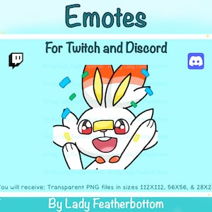 Emote - Scorbunny Hype - (Twitch/Discord,etc.)