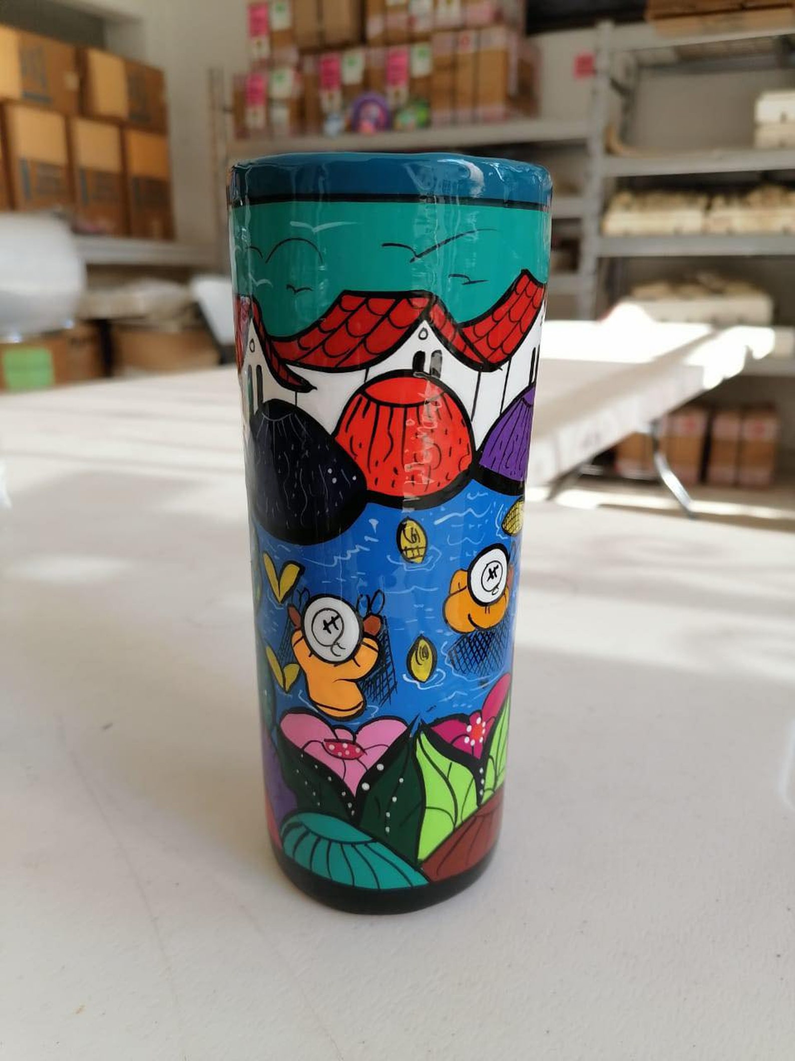 Clay Glasses With Picture of History Etsy UK