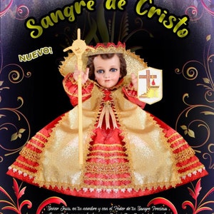 Vestido Niño Dios Sangre de Cristo, Baby Jesus Outfit/Vestido Niño Dios Baby Jesus Clothing.