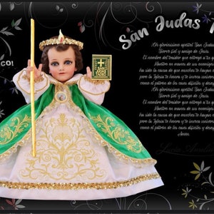Ropa para nino Dios de San Judas Tadeo, Baby Jesus Clothing