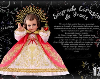 Ropa para nino Dios de  Sagrado Corazon de Jesus, Baby Jesus Outfit/