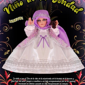 Vestido Niño Dios de la Bondad, Baby Jesus Outfit/Vestido Niño Dios Baby Jesus Clothing.