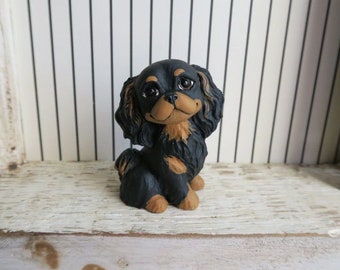 Cavalier King Charles Resin Hand sculpted and cast Collectible