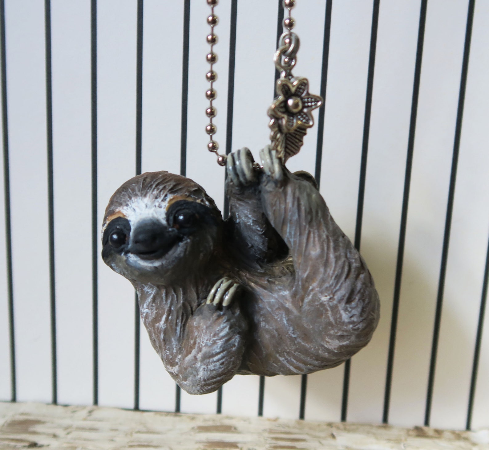 Sloth Key chain Handmade Resin Sculptures Etsy