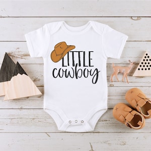 Little Cowboy Onesie® ~ Cute Cowboy Baby Onesie® ~ Newborn Baby Onesie®